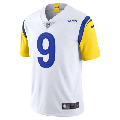 Men's Los Angeles Rams Matthew Stafford White Alternate Vapor Limited Jersey 02
