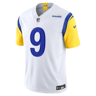 Men's Los Angeles Rams Matthew Stafford White Vapor F.U.S.E. Limited Jersey 02