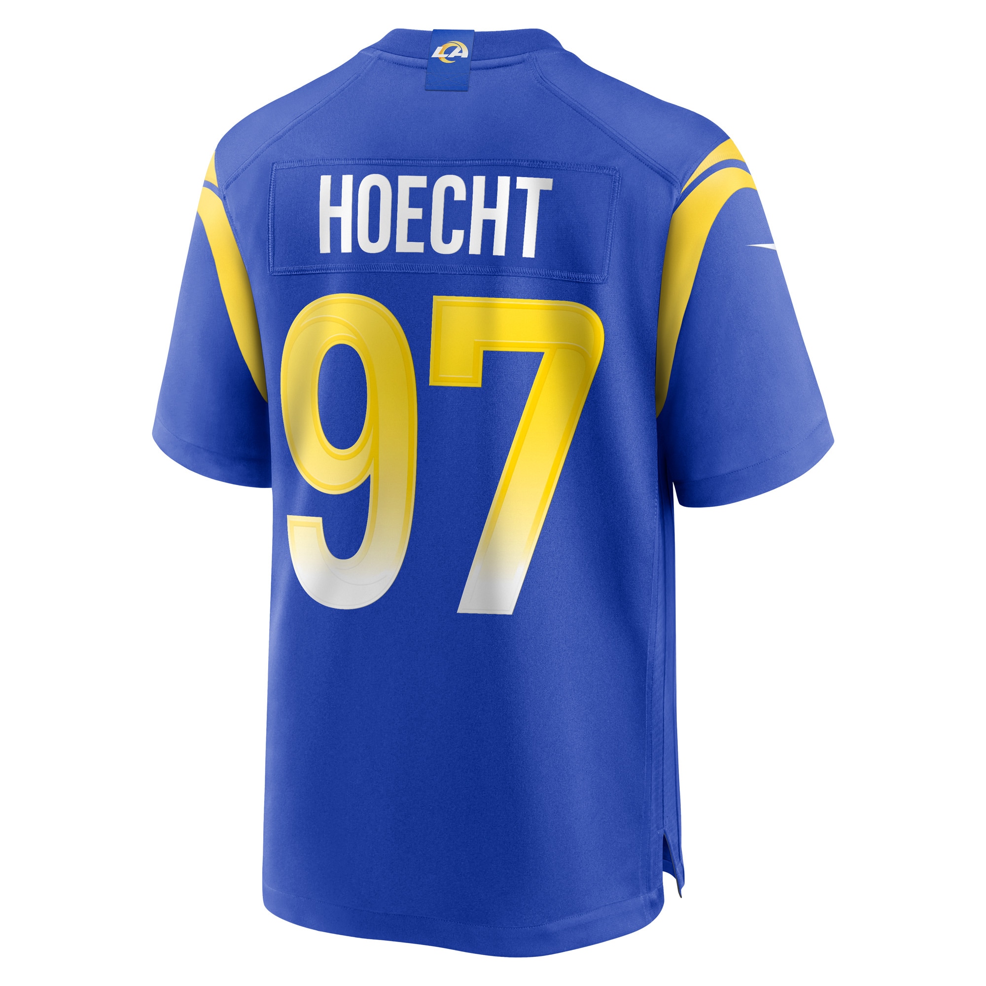Men's Los Angeles Rams Michael Hoecht Royal Game Player Jersey