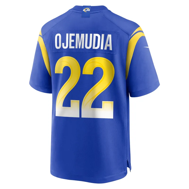 Men's Los Angeles Rams Michael Ojemudia  Royal Game Jersey