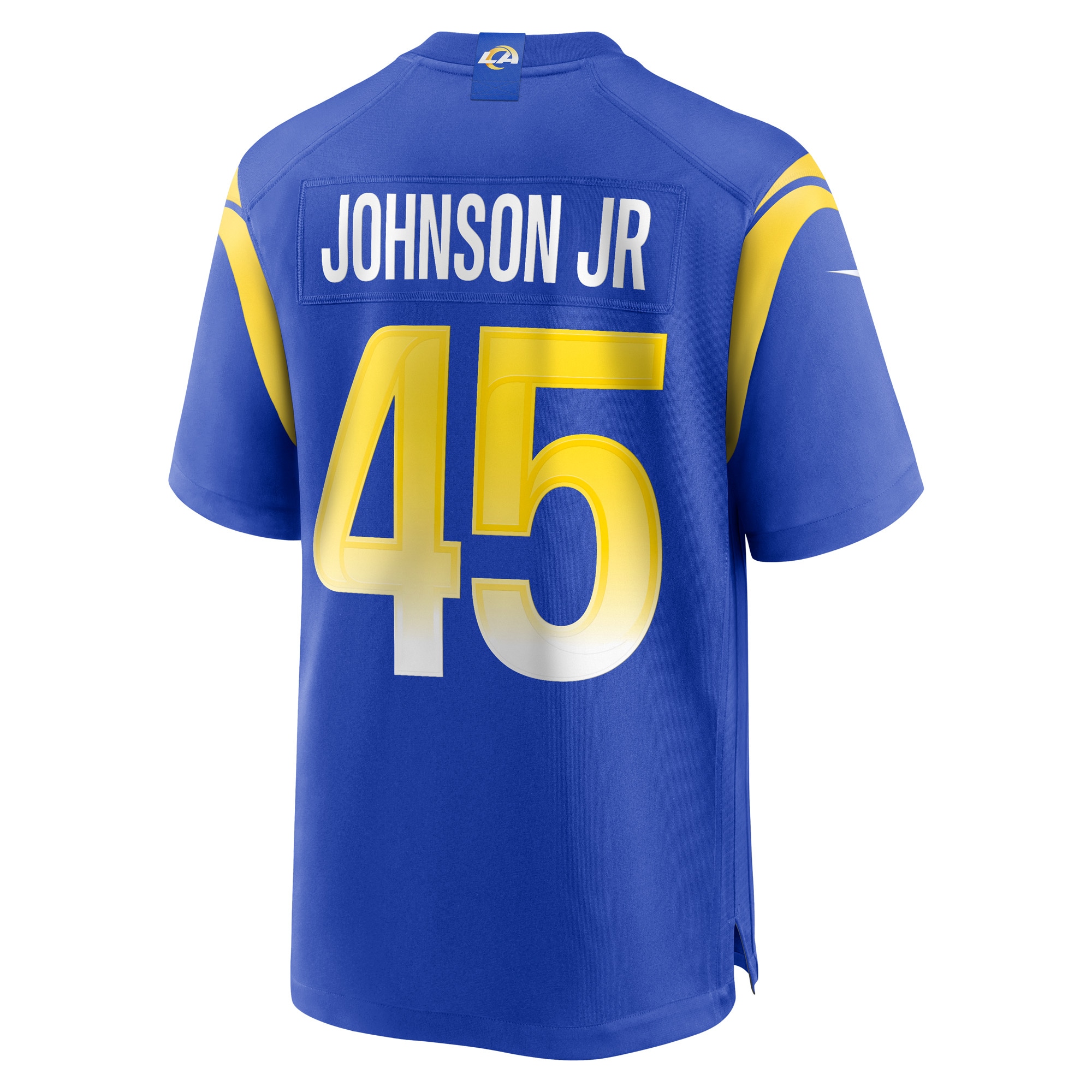 Men's Los Angeles Rams Neal Johnson Jr  Royal Game Jersey