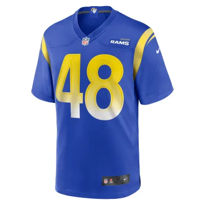 Men's Los Angeles Rams Omar Speights  Royal Game Jersey 02