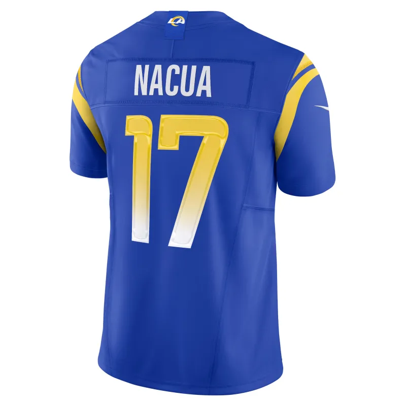 Men's Los Angeles Rams Puka Nacua Royal Vapor F.U.S.E. Limited Jersey