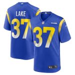 Men's Los Angeles Rams Quentin Lake Royal Game Player Jersey