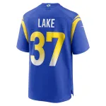 Men's Los Angeles Rams Quentin Lake Royal Game Player Jersey