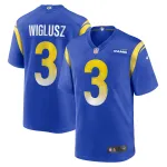 Men's Los Angeles Rams Sam Wiglusz  Royal Game Jersey