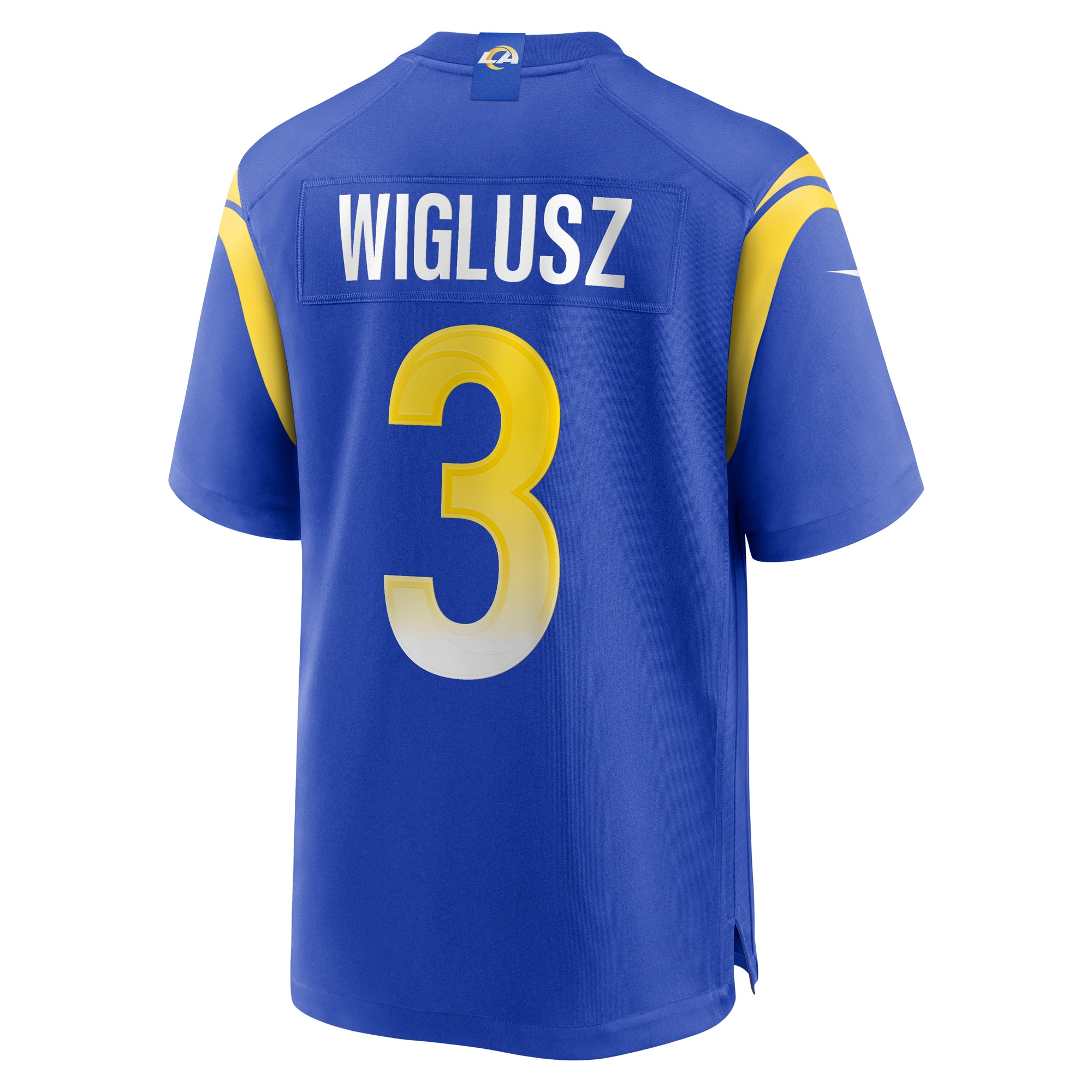 Men's Los Angeles Rams Sam Wiglusz  Royal Game Jersey