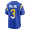Men's Los Angeles Rams Sam Wiglusz  Royal Game Jersey