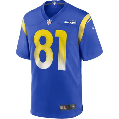 Men's Los Angeles Rams Torry Holt Royal Game Retired Player Jersey 02