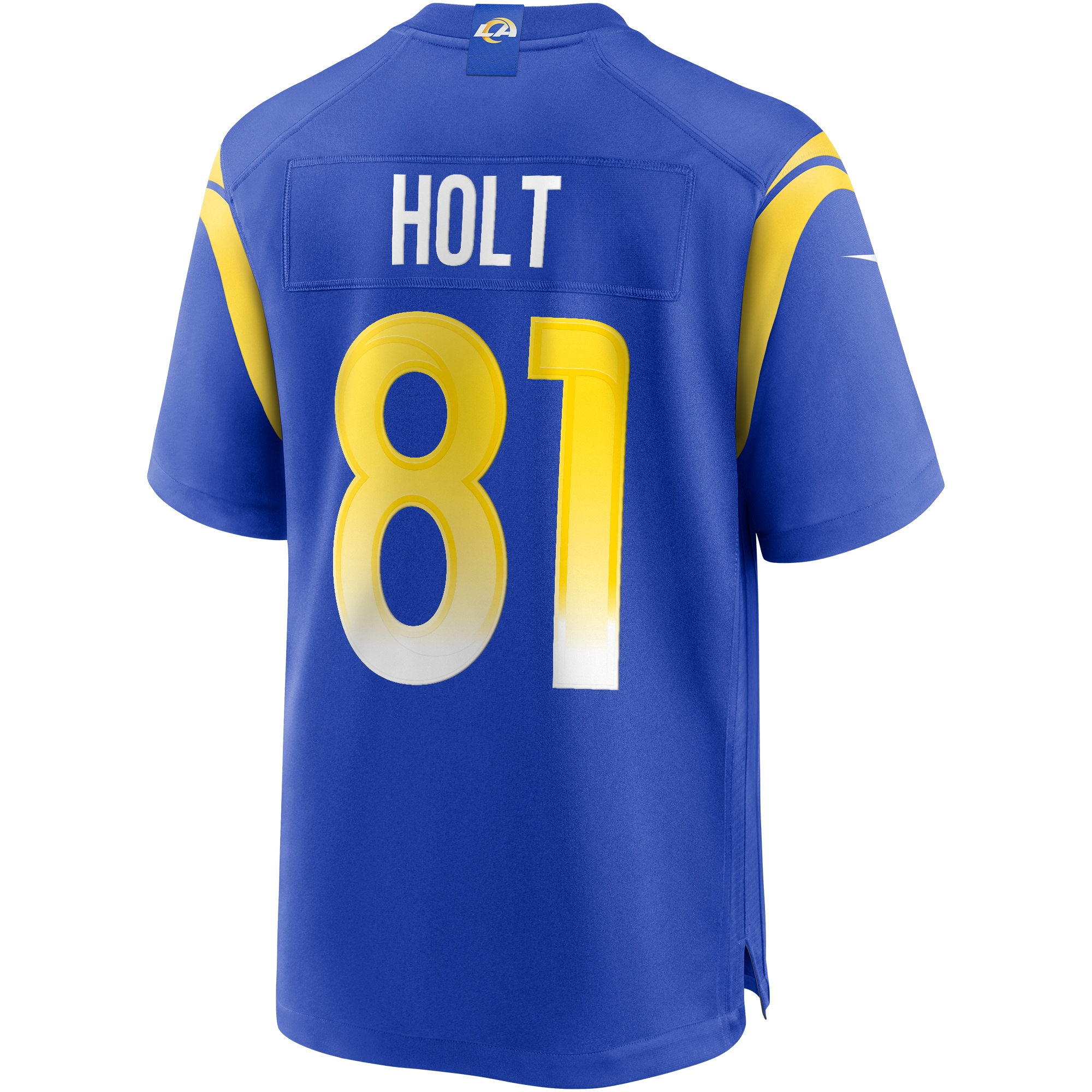Men's Los Angeles Rams Torry Holt Royal Game Retired Player Jersey