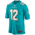 Men's Miami Dolphins Bob Griese Aqua Game Retired Player Jersey