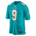 Men's Miami Dolphins Calvin Jackson Aqua Home Game Player Jersey