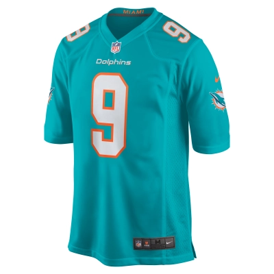 Men's Miami Dolphins Calvin Jackson Aqua Home Game Player Jersey 02