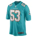 Men's Miami Dolphins Cameron Goode Aqua Game Player Jersey