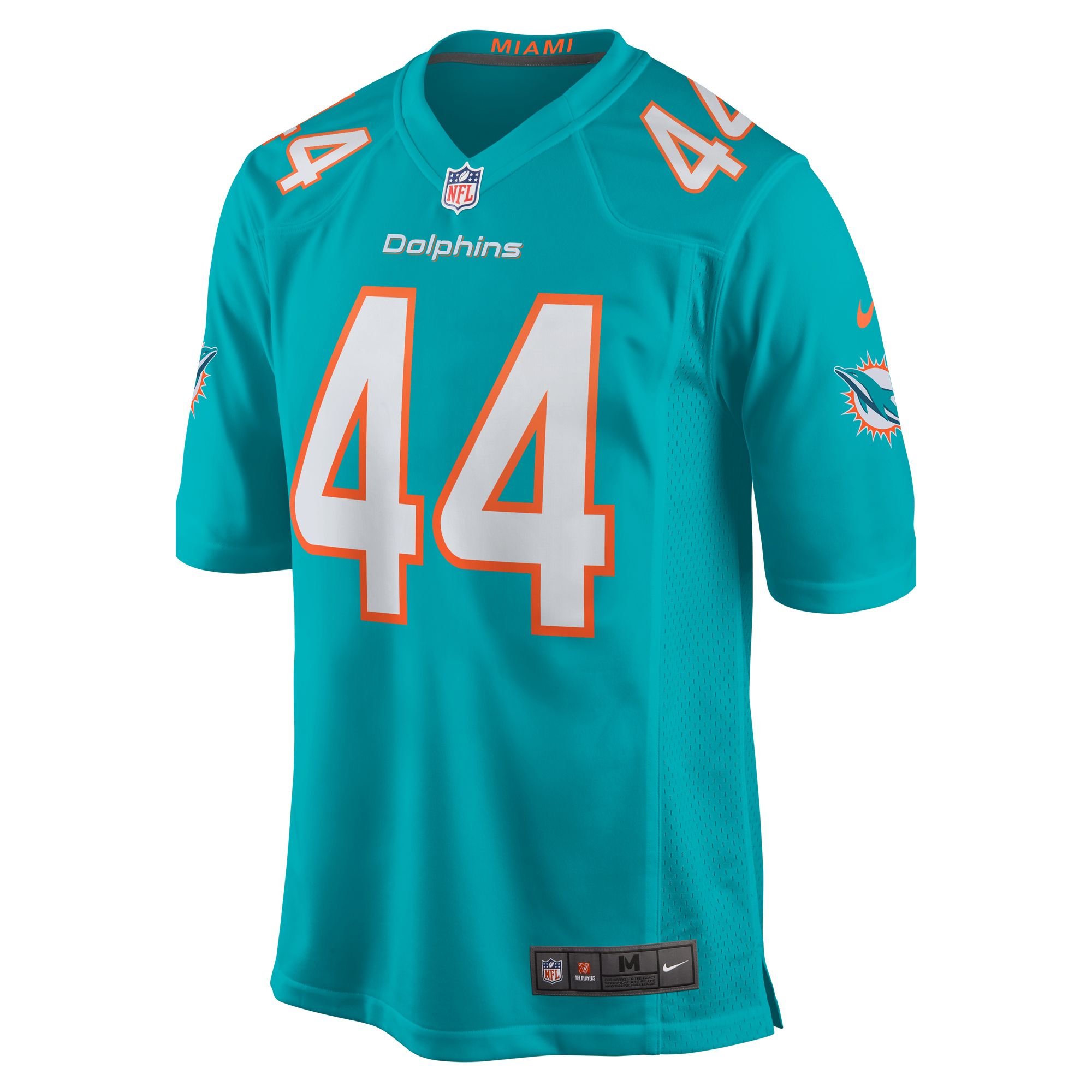 Men's Miami Dolphins Chop Robinson Aqua 2024 NFL Draft First Round Pick Player Game Jersey