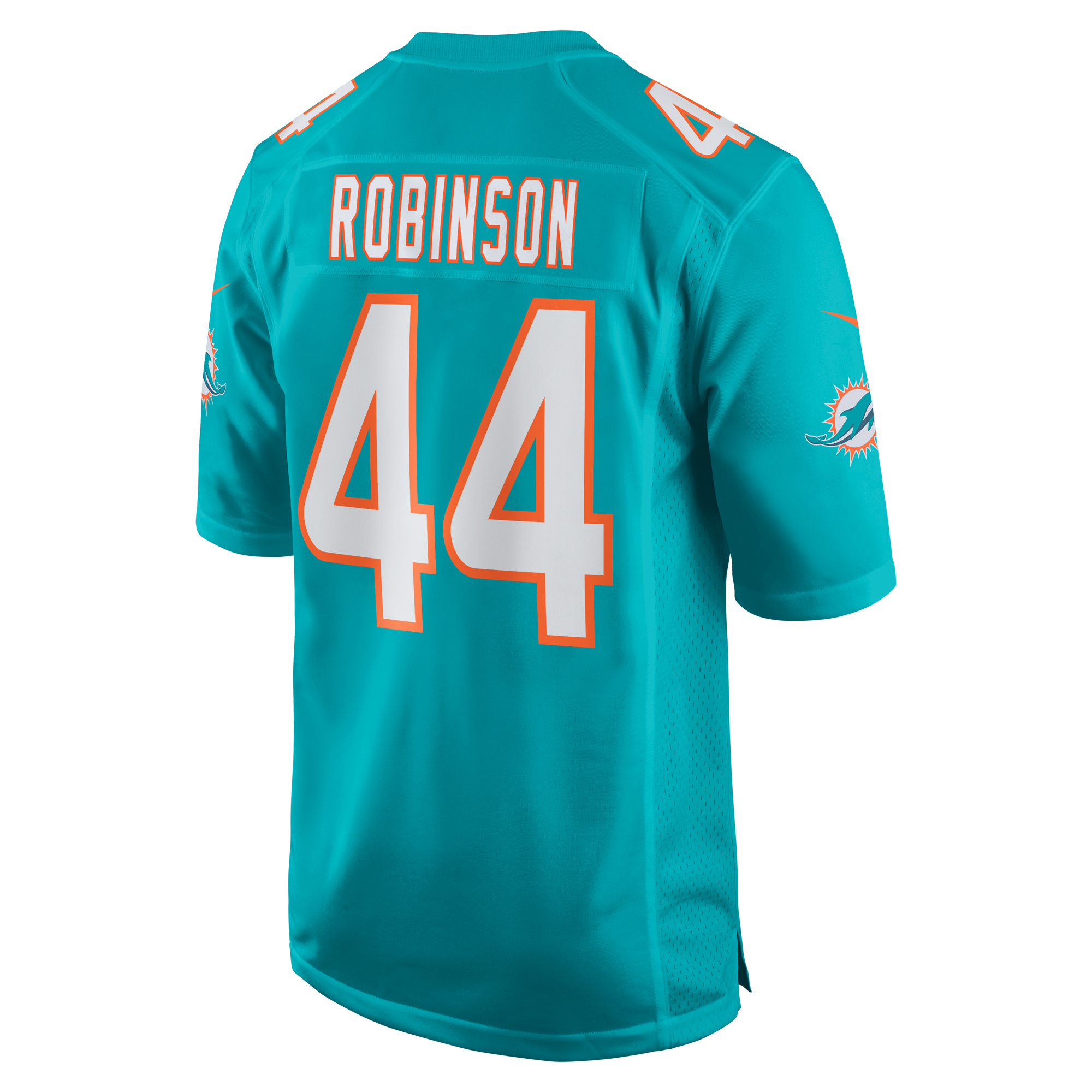 Men's Miami Dolphins Chop Robinson Aqua 2024 NFL Draft First Round Pick Player Game Jersey