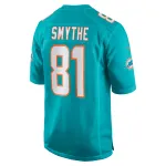 Men's Miami Dolphins Durham Smythe Aqua Game Jersey