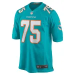 Men's Miami Dolphins Jack Driscoll  Aqua Team Game Jersey
