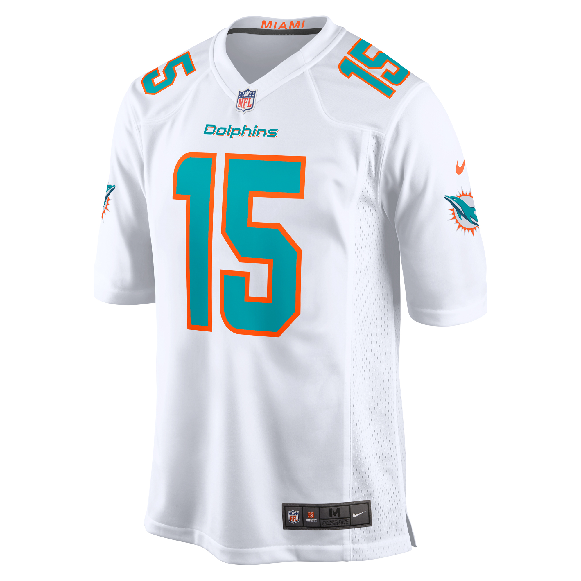 Men's Miami Dolphins Jaelan Phillips  White Game Jersey