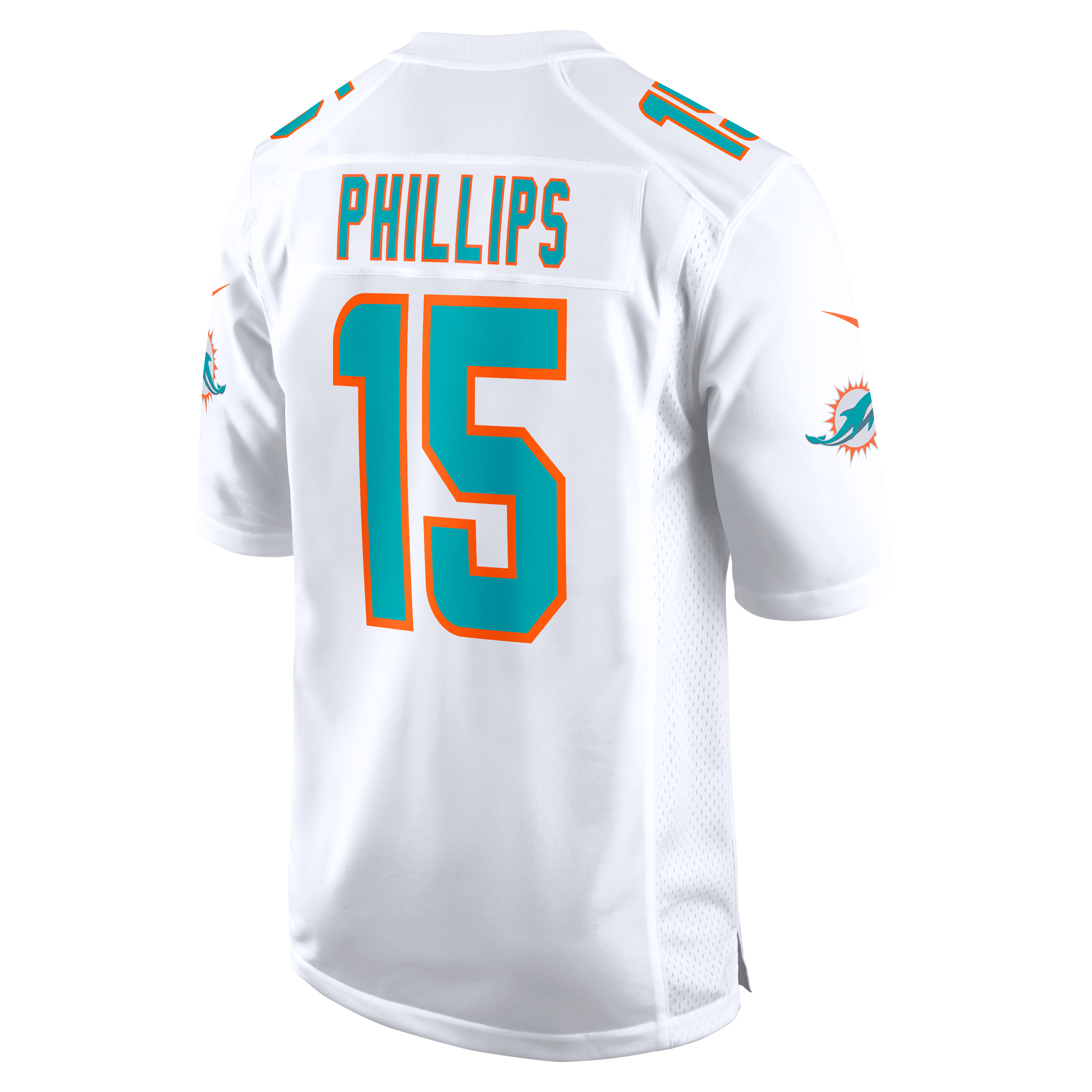 Men's Miami Dolphins Jaelan Phillips  White Game Jersey