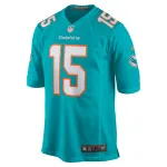 Men's Miami Dolphins Jaelan Phillips Aqua Game Player Jersey