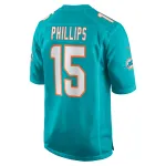 Men's Miami Dolphins Jaelan Phillips Aqua Game Player Jersey