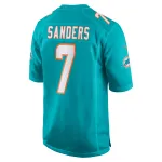 Men's Miami Dolphins Jason Sanders Aqua Game Jersey