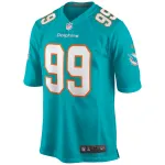 Men's Miami Dolphins Jason Taylor Aqua Game Retired Player Jersey