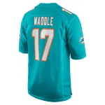 Men's Miami Dolphins Jaylen Waddle Aqua Game Player Jersey
