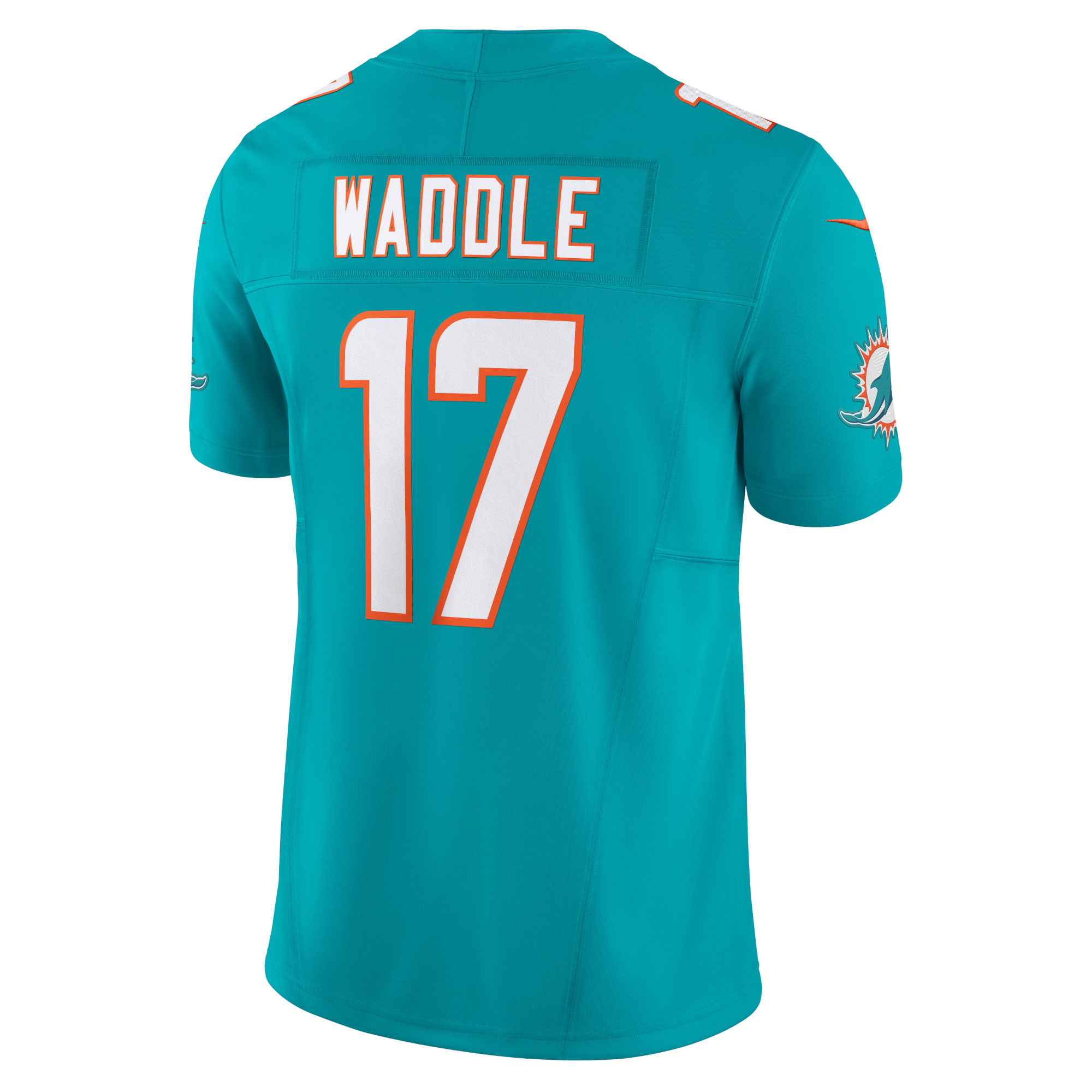Men's Miami Dolphins Jaylen Waddle Aqua Vapor F.U.S.E. Limited Jersey