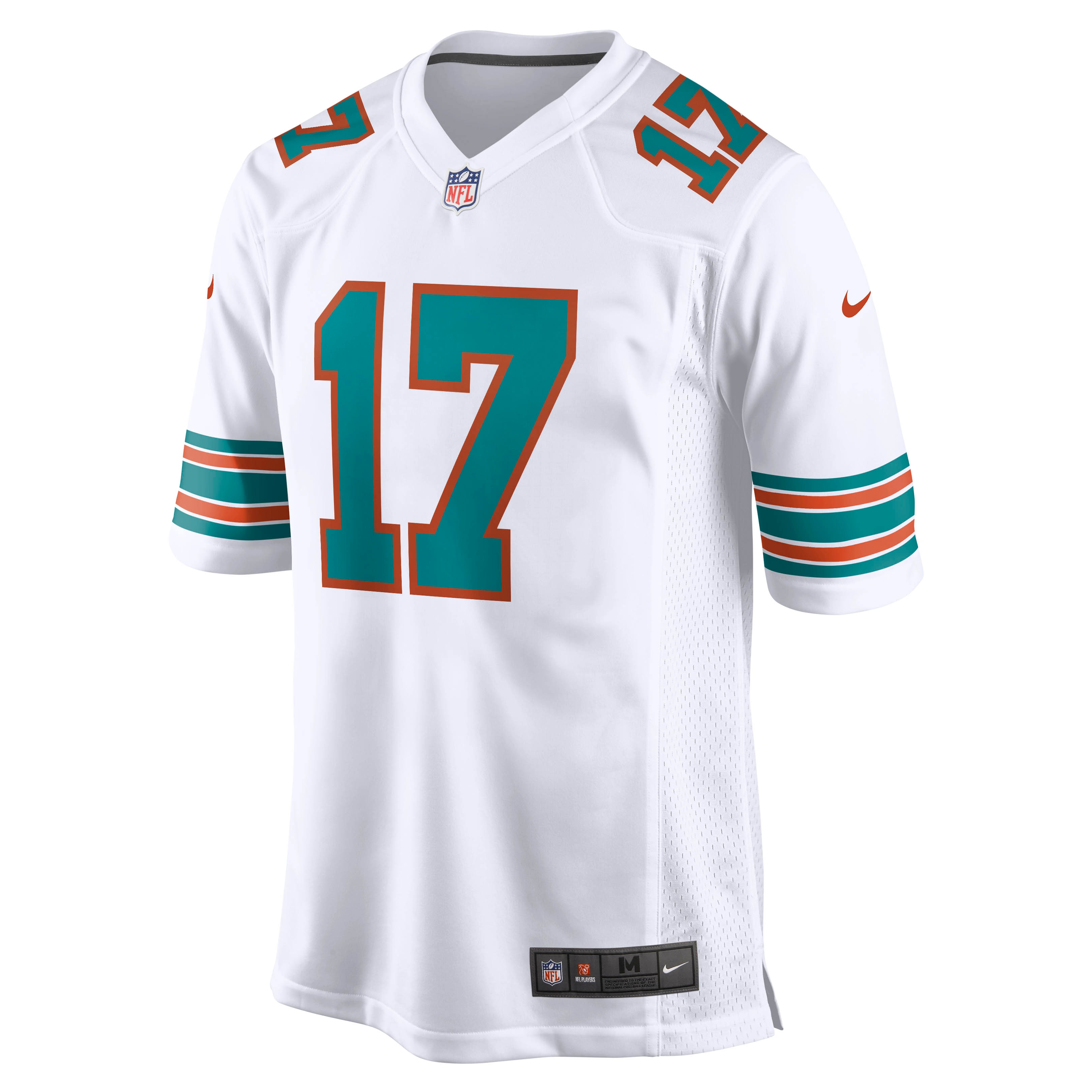Men's Miami Dolphins Jaylen Waddle White Game Jersey