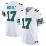 Men's Miami Dolphins Jaylen Waddle White Vapor F.U.S.E. Limited Jersey
