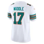 Men's Miami Dolphins Jaylen Waddle White Vapor F.U.S.E. Limited Jersey
