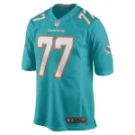 Men's Miami Dolphins John Jenkins Aqua Game Player Jersey