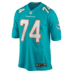 Men's Miami Dolphins Liam Eichenberg Aqua Game Jersey