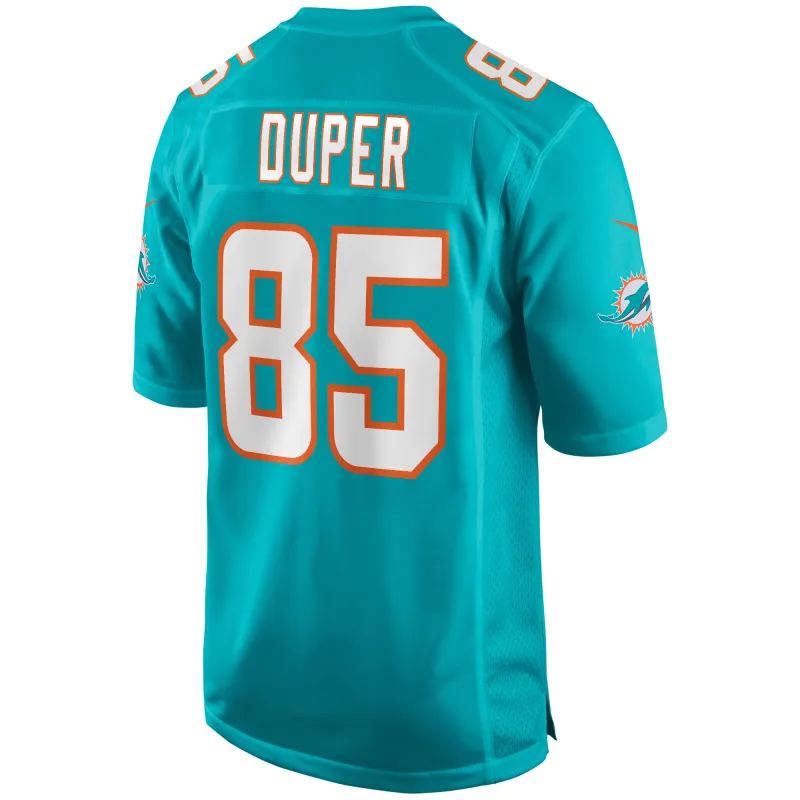 Men's Miami Dolphins Mark Duper Aqua Game Retired Player Jersey
