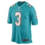 Men's Miami Dolphins Myles Gaskin Aqua Game Player Jersey