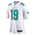 Men's Miami Dolphins Skylar Thompson White Game Player Jersey