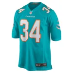 Men's Miami Dolphins Tino Ellis Aqua Home Game Player Jersey