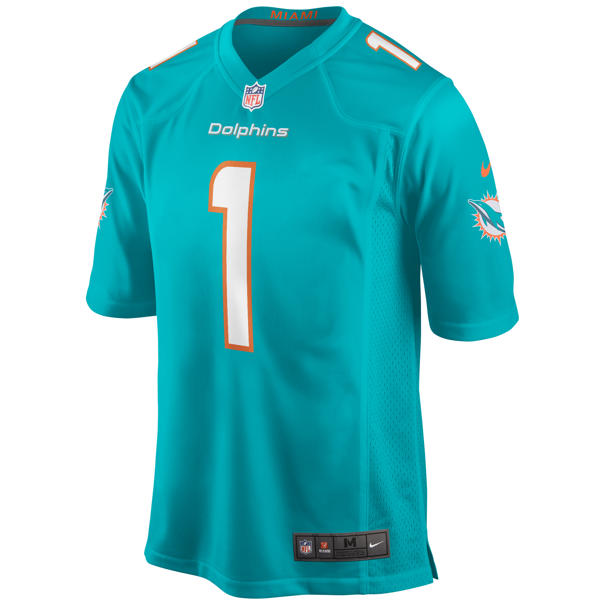 Men's Miami Dolphins Tua Tagovailoa Aqua Player Game Jersey