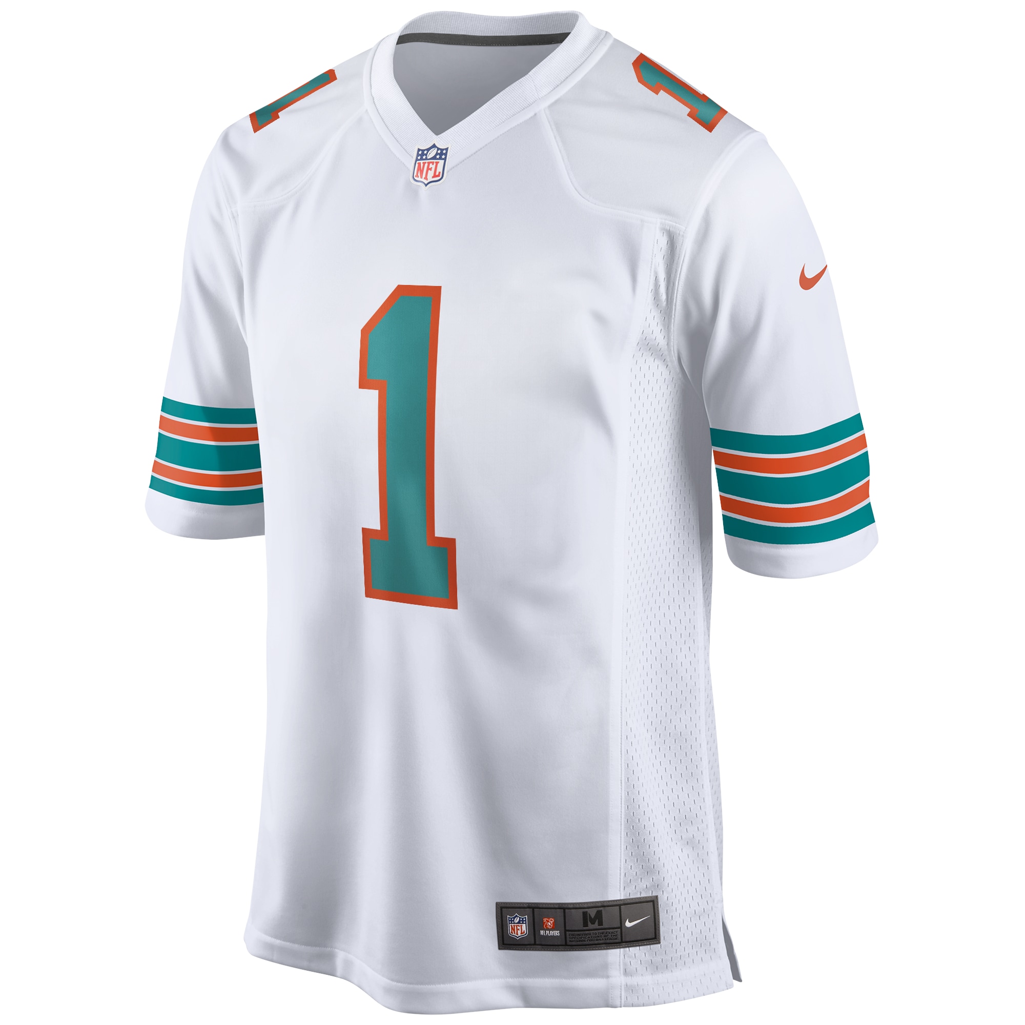 Men's Miami Dolphins Tua Tagovailoa White 2nd Alternate Game Jersey
