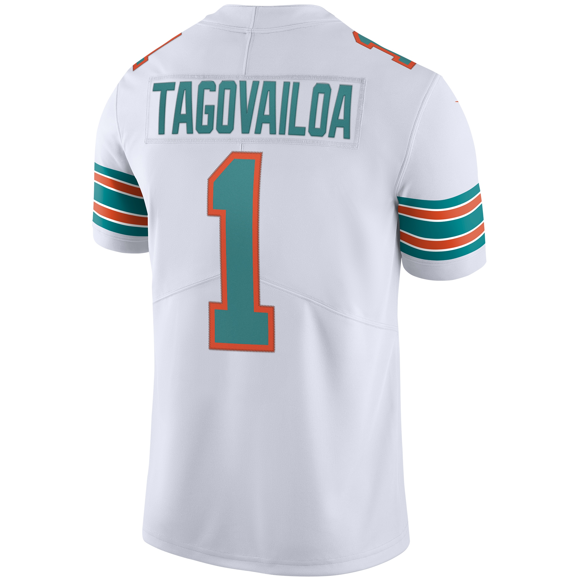 Men's Miami Dolphins Tua Tagovailoa White 2nd Alternate Vapor Limited Jersey