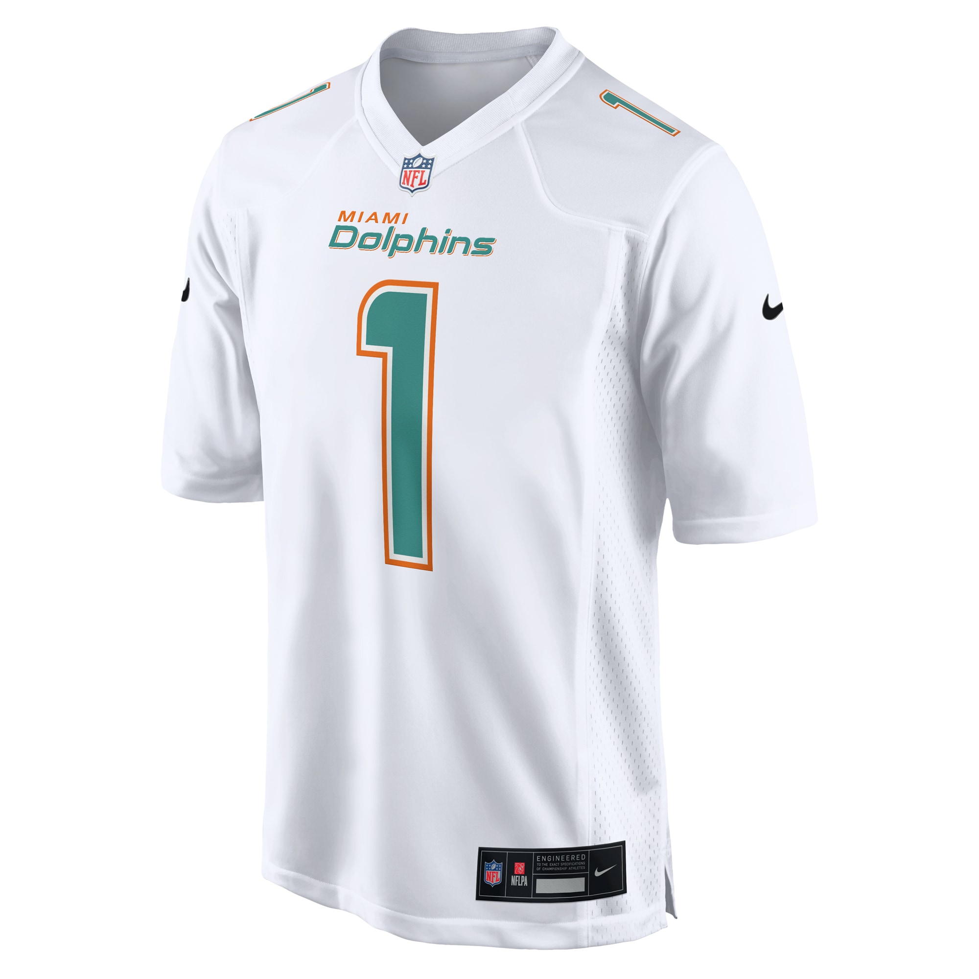 Men's Miami Dolphins Tua Tagovailoa White Fashion Game Jersey
