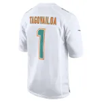 Men's Miami Dolphins Tua Tagovailoa White Fashion Game Jersey