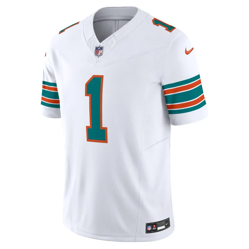 Men's Miami Dolphins Tua Tagovailoa White Vapor F.U.S.E. Limited Jersey