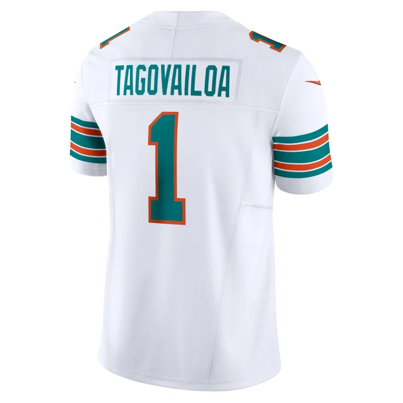 Men's Miami Dolphins Tua Tagovailoa White Vapor F.U.S.E. Limited Jersey