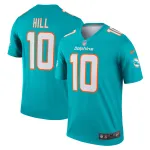 Men's Miami Dolphins Tyreek Hill Aqua Legend Jersey