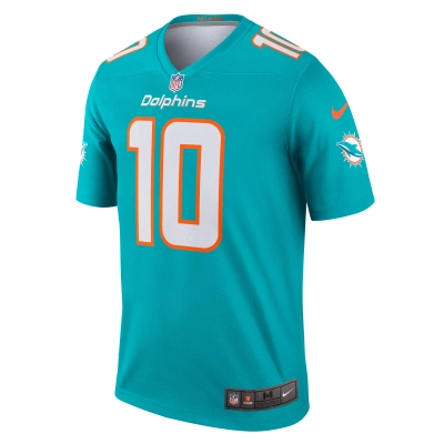 Men's Miami Dolphins Tyreek Hill Aqua Legend Jersey 02