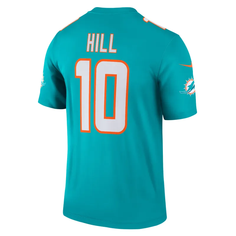Men's Miami Dolphins Tyreek Hill Aqua Legend Jersey