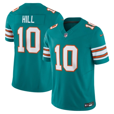 Men's Miami Dolphins Tyreek Hill Aqua Vapor F.U.S.E. Limited Jersey 01